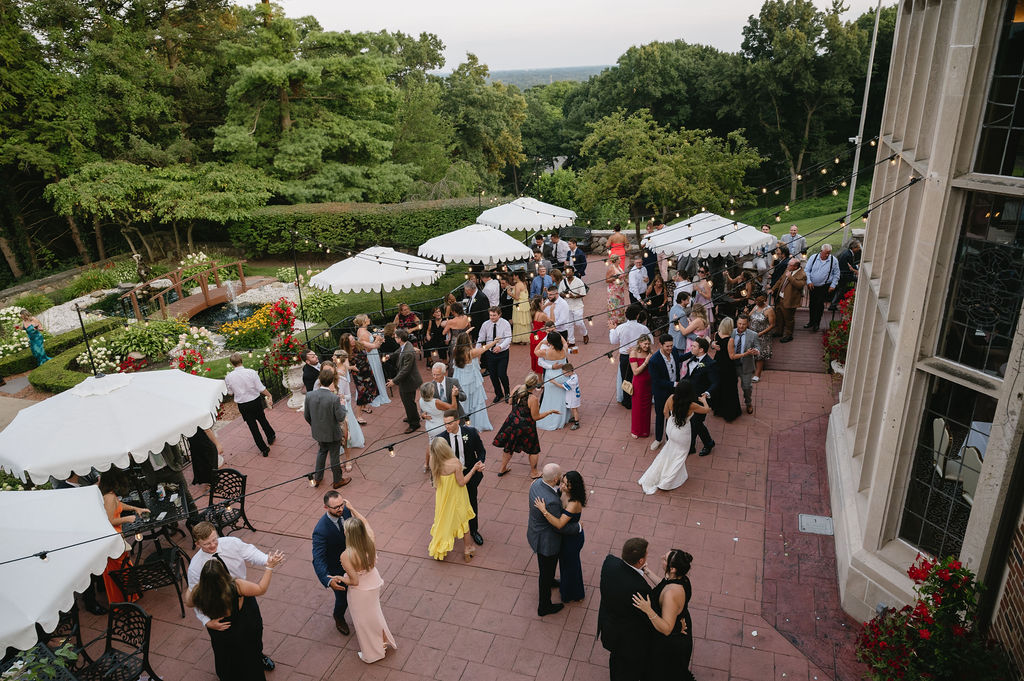 golf course wedding reception