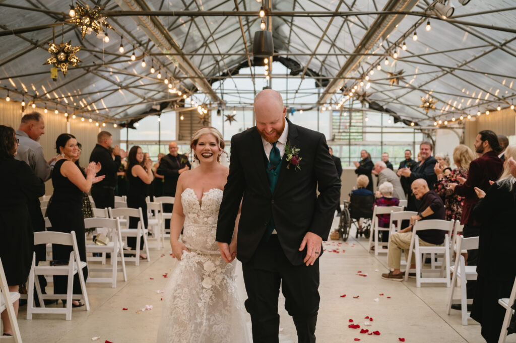wedding ceremony at Goldner Walsh
