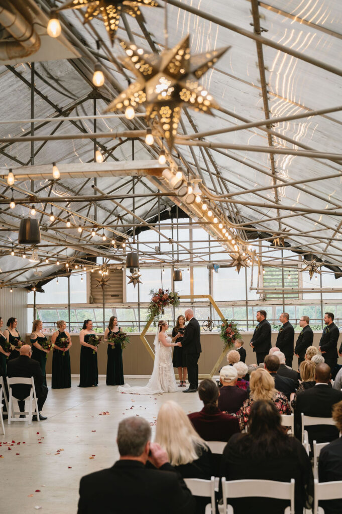 indoor ceremony space at Goldner Walsh