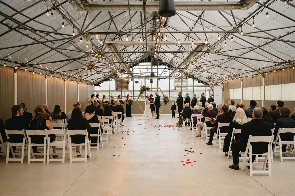 wedding ceremony at Goldner Walsh