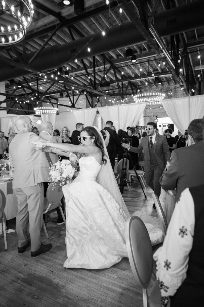 wedding reception grand entrance 