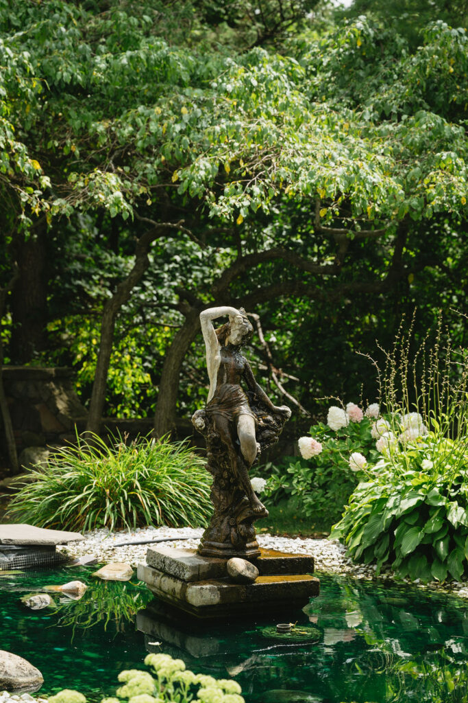 water fountain at pine knob