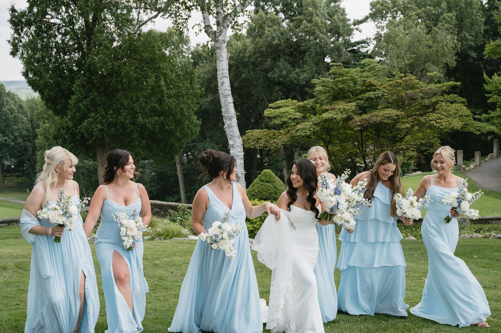 wedding party at pine knob