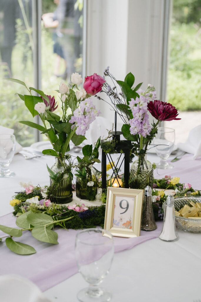 wedding reception table decor